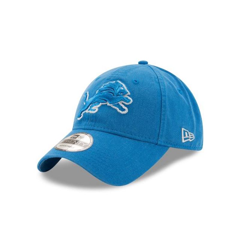 NFL Detroit Lions Core Classic 9Twenty Adjustable (APT7302) - Blue New Era Caps